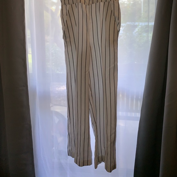 White House Black Market Pinstripe Jumpsuit - Picture 5 of 5